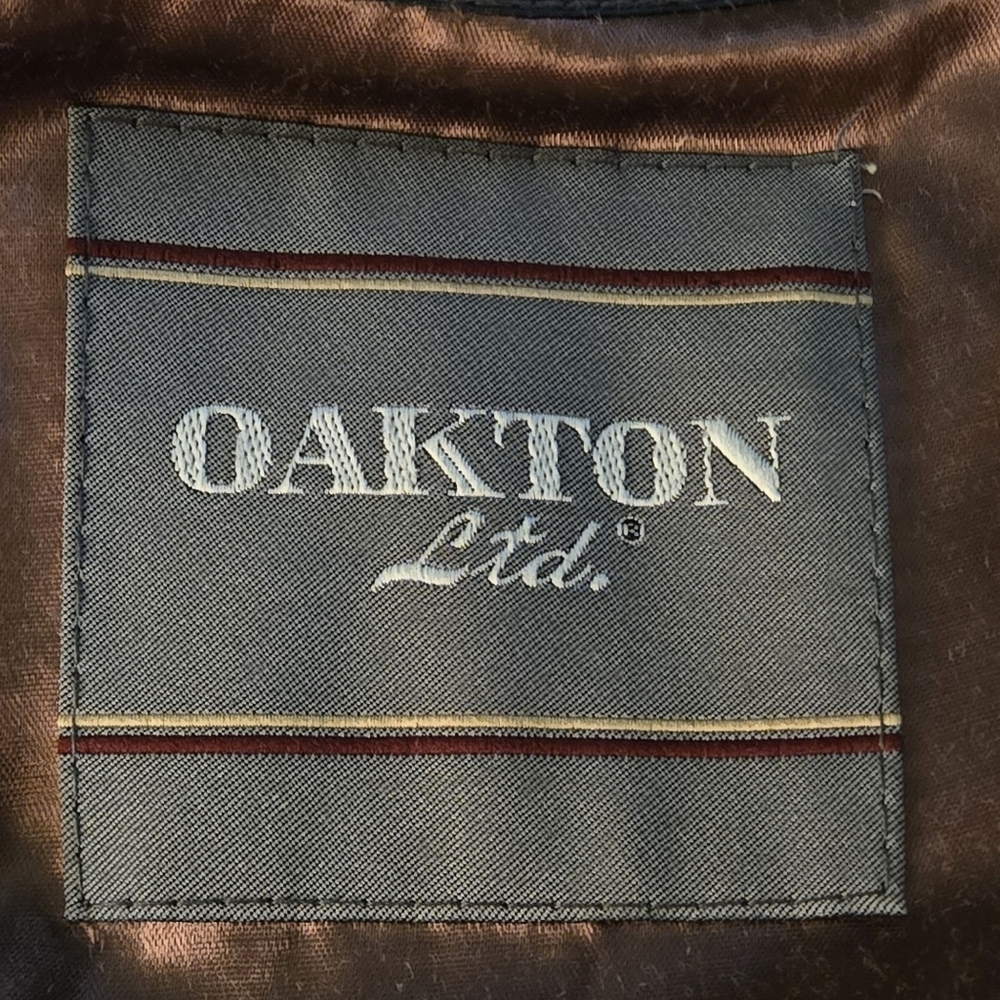 Oakton Ltd. Men's 38S Beige Trench Coat Classic Zip Out Liner Single Breasted - Picture 12 of 16